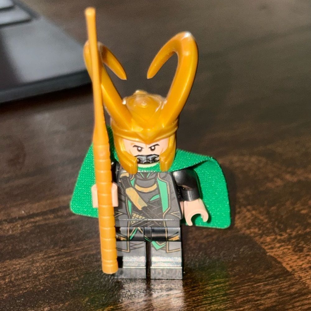 LEGO minifigure of Loki